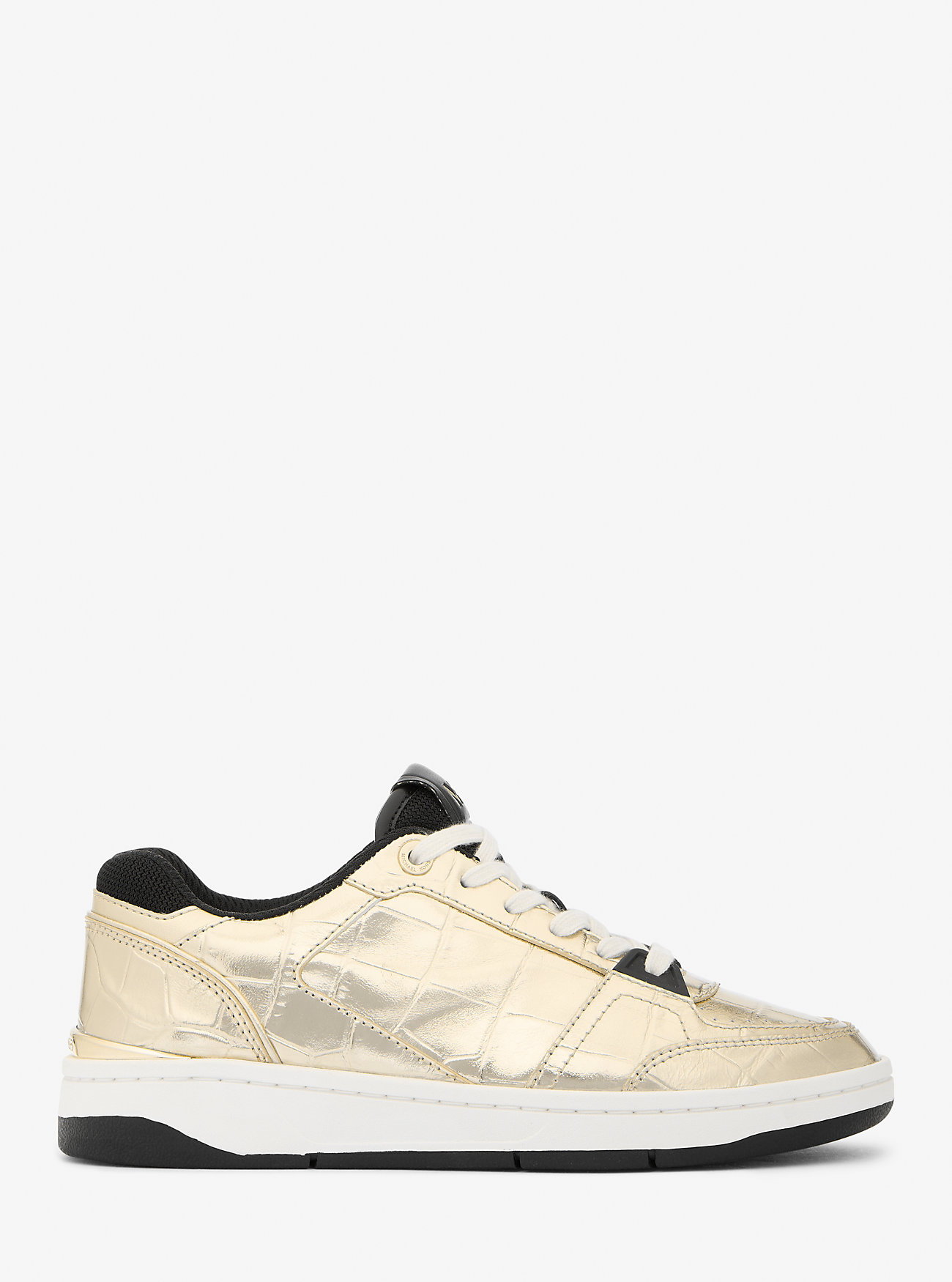 Rebel Metallic Krokodillepreget Skinn - BLEKEGYLL