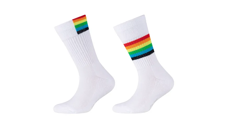 s.Oliver Kinder Tennissocken Originals Organic 2er Pack rainbow