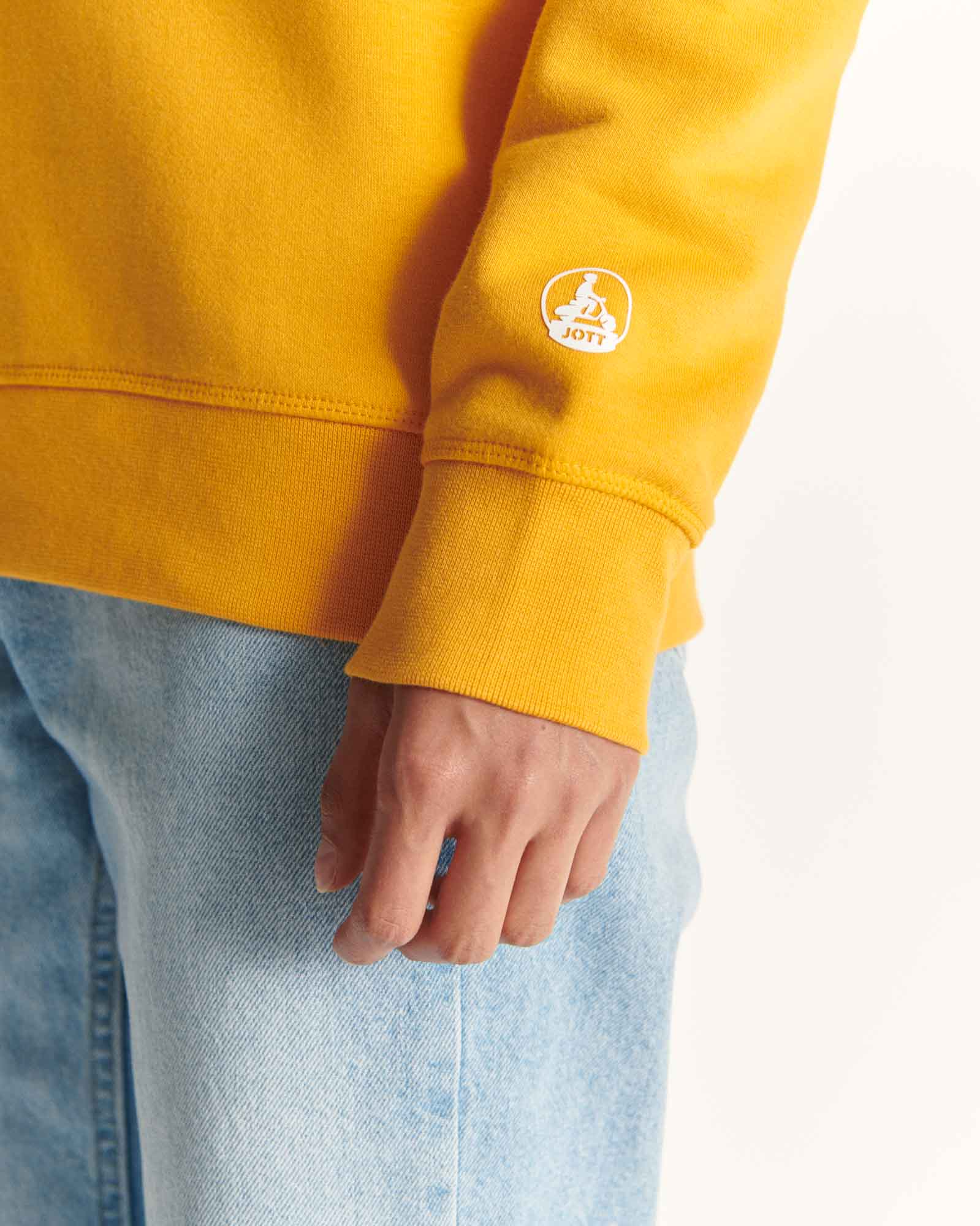 Sweat en coton biologique Ocre orange Elvas