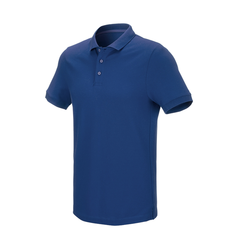 e.s. Piqué-Polo cotton stretch
