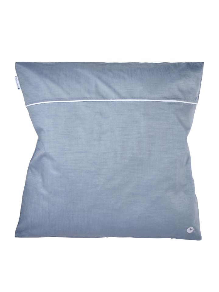nordic coast company  Hochwertige Babybettwäsche in Blau Grau 80x80 cm günstig kaufen 80x80 cm