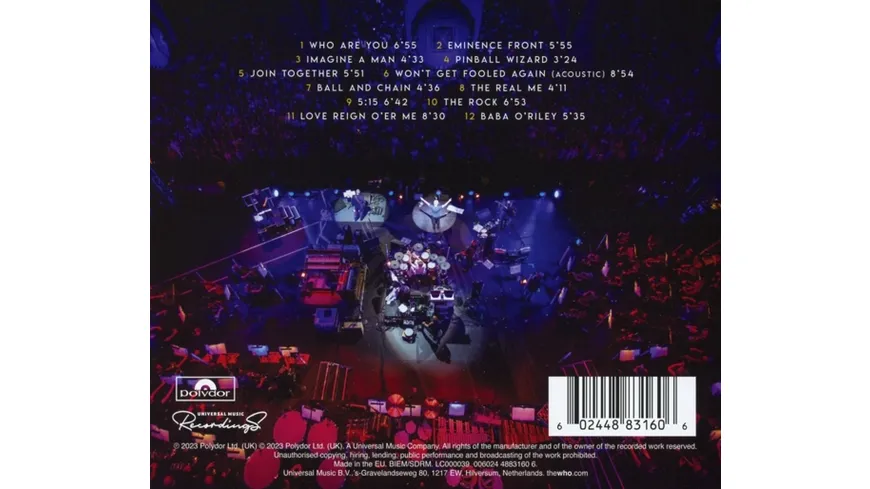 The Who With Orchestra: Live At Wembley (1CD)