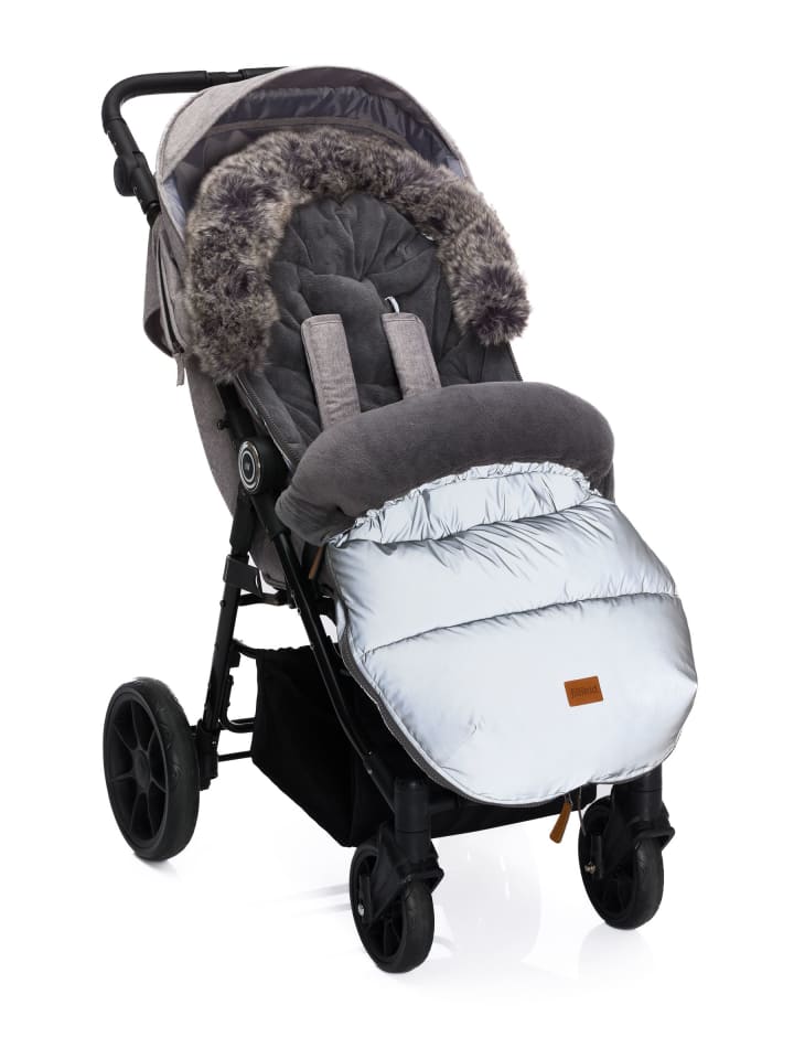 fillikid Winterfußsack Manaslu Reflect Exklusiv in Silber günstig kaufen onesize