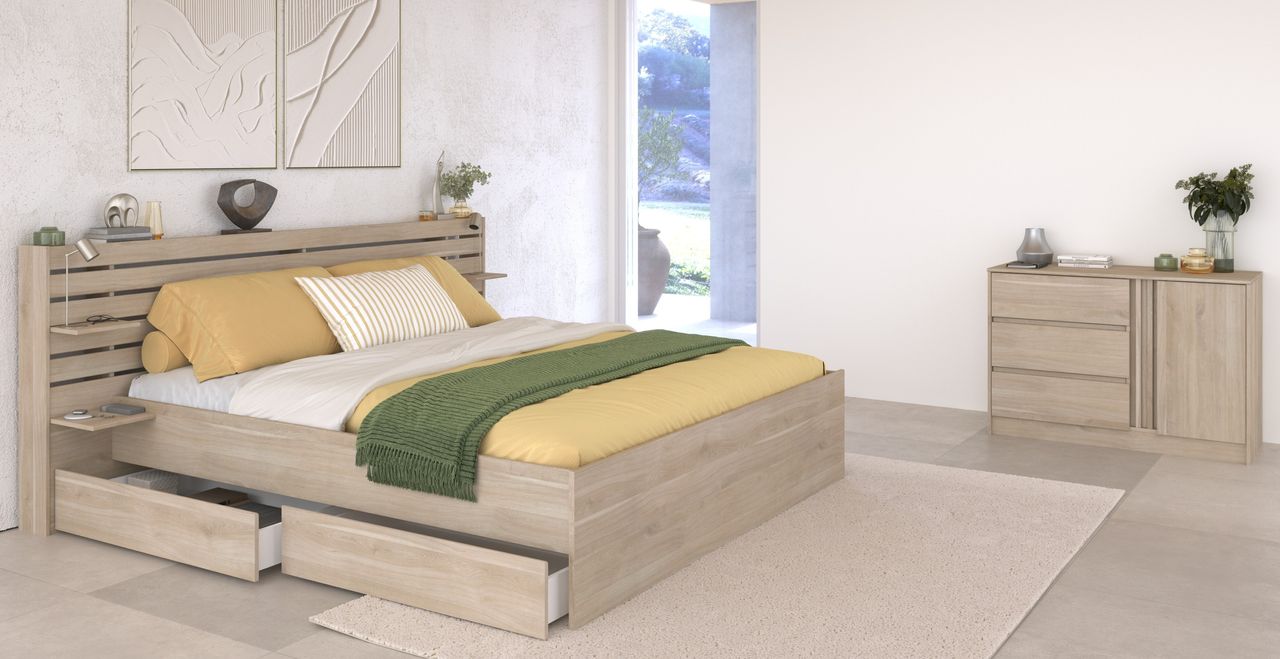 Parisot Schlafzimmer, Escale 25 - 140er Bett