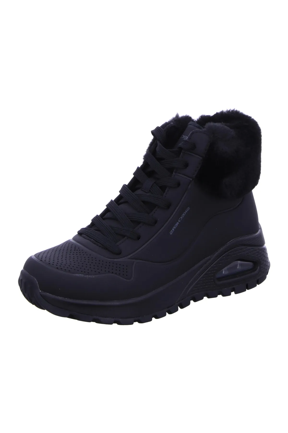 SKECHERS  Stiefelette - Schwarz - Flacher Absatz