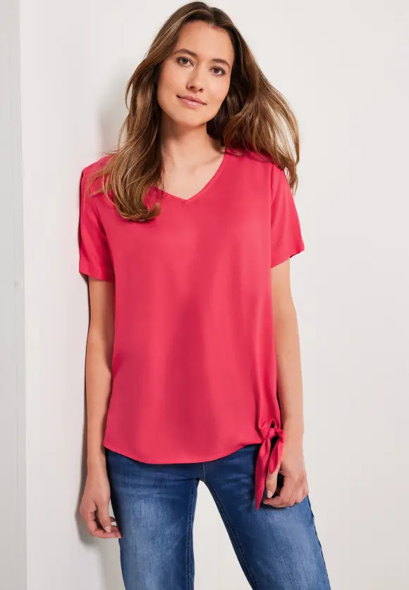 CECIL Bluse mit Knotendetail