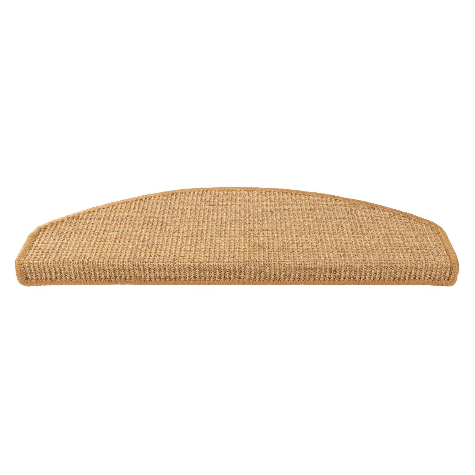 Stufenmatte Sylt, Treppenschutz in vielen Farben & Größen, Treppenschoner, Floordirekt, Halbrund, Höhe: 6 mm, 100% Sisal