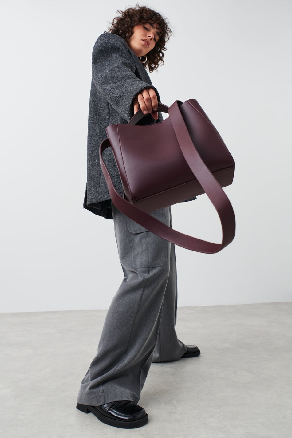 Pu midi bag