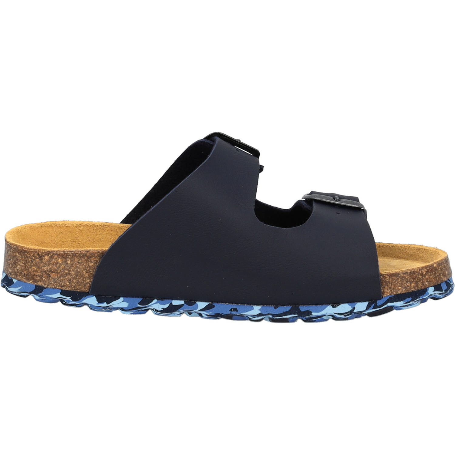 Palado Kids Korfu B Basic, Pantoletten, Kinder, Dunkelblau/Camou