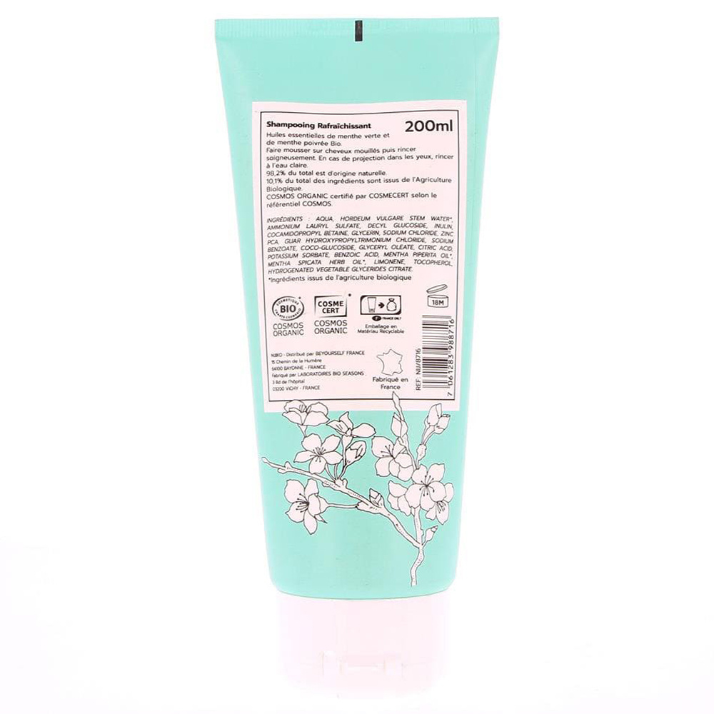 nijiko Shampooing Bio Rafraîchissant - CheveuxGras Shampoing
