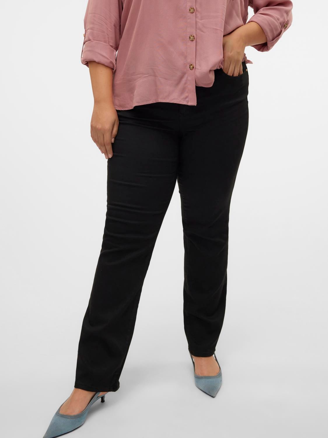 VMCFLASH Mid Rise Gerade geschnitten Jeans