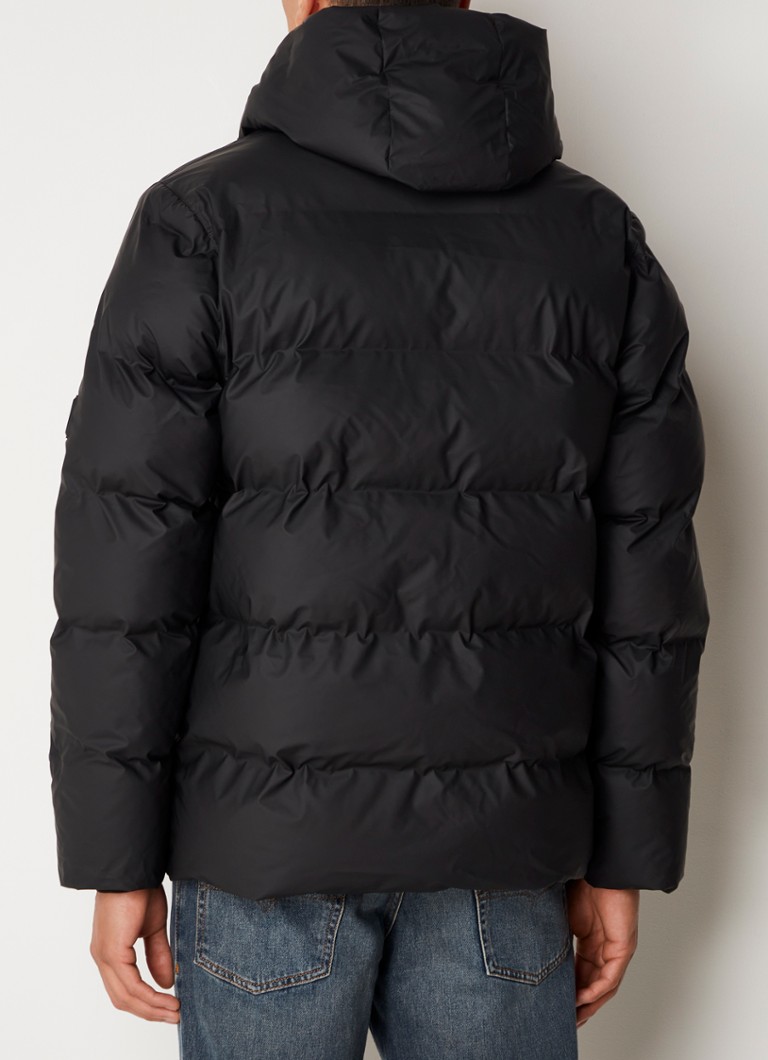 Rains Alta puffer jacket with hood and side pockets
