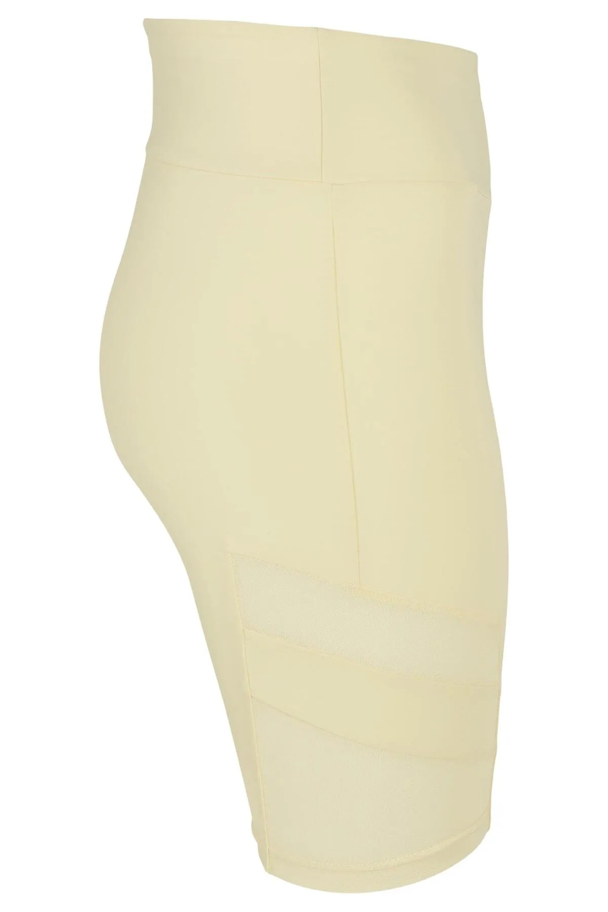 Urban Classics  Damen Ladies High Waist Tech Mesh Cycle Shorts