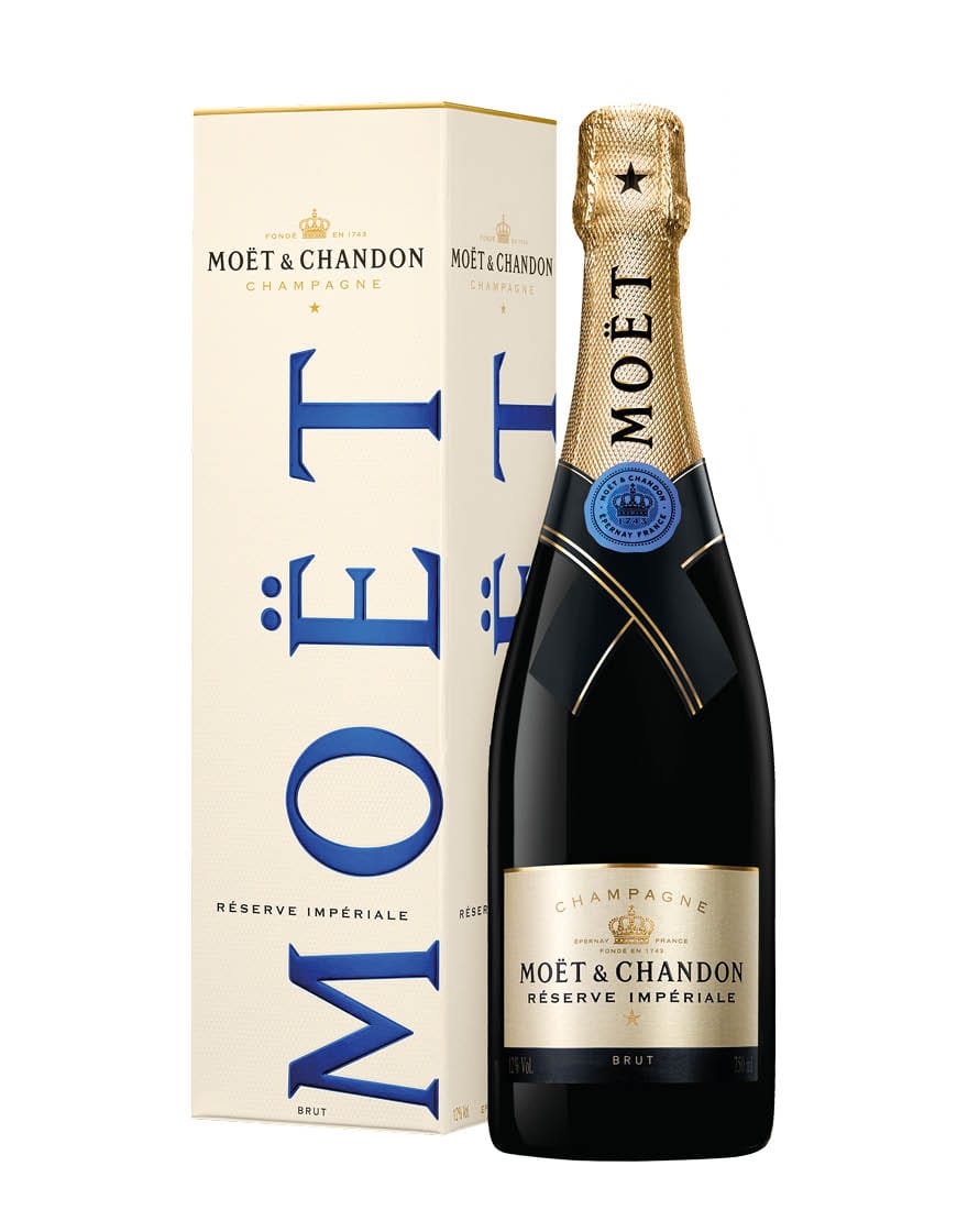 Champagne Brut AOC Réserve Impériale Moët & Chandon 0,75 ℓ, En Étui