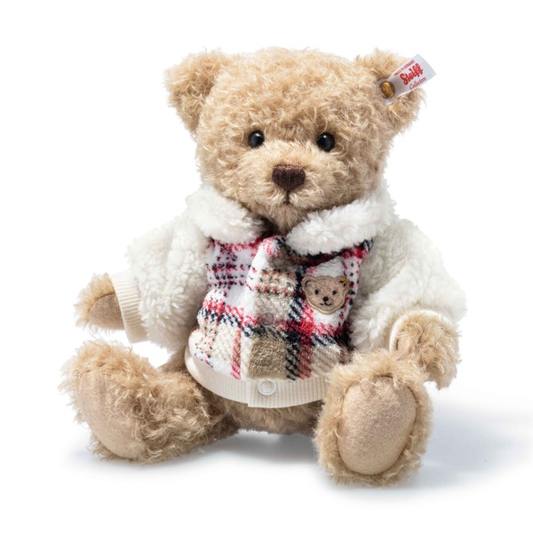 Ben Teddybär mit Winterjacke, 28 cm, beige