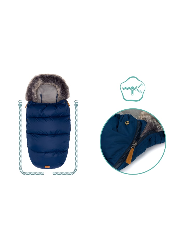 Kinderhaus Blaubär Fillikid Winterfußsack Manaslu TOP in Blau günstig kaufen 50 x 100 cm