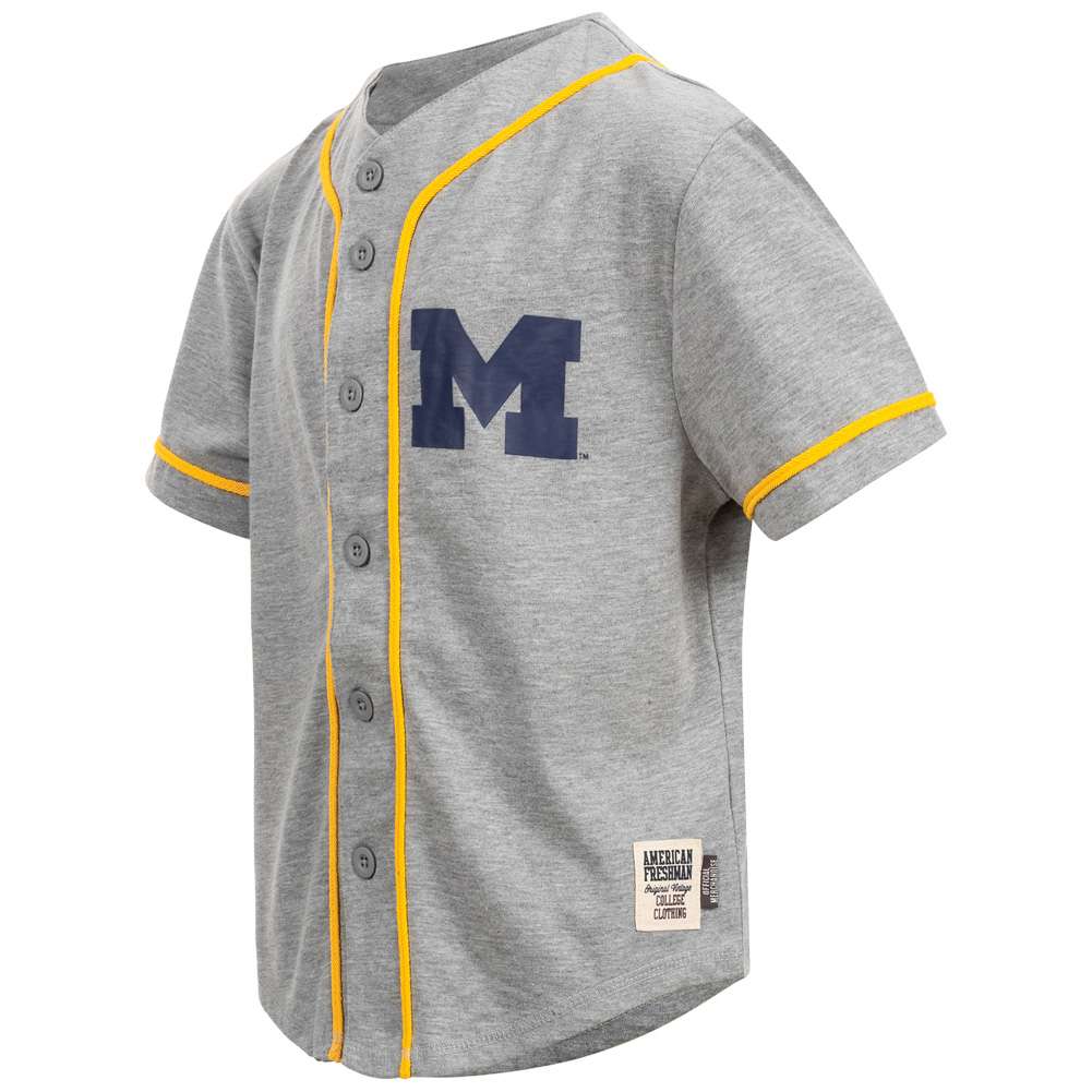 Michigan American Freshman College Style Kinder Baseball Shirt AJD00392