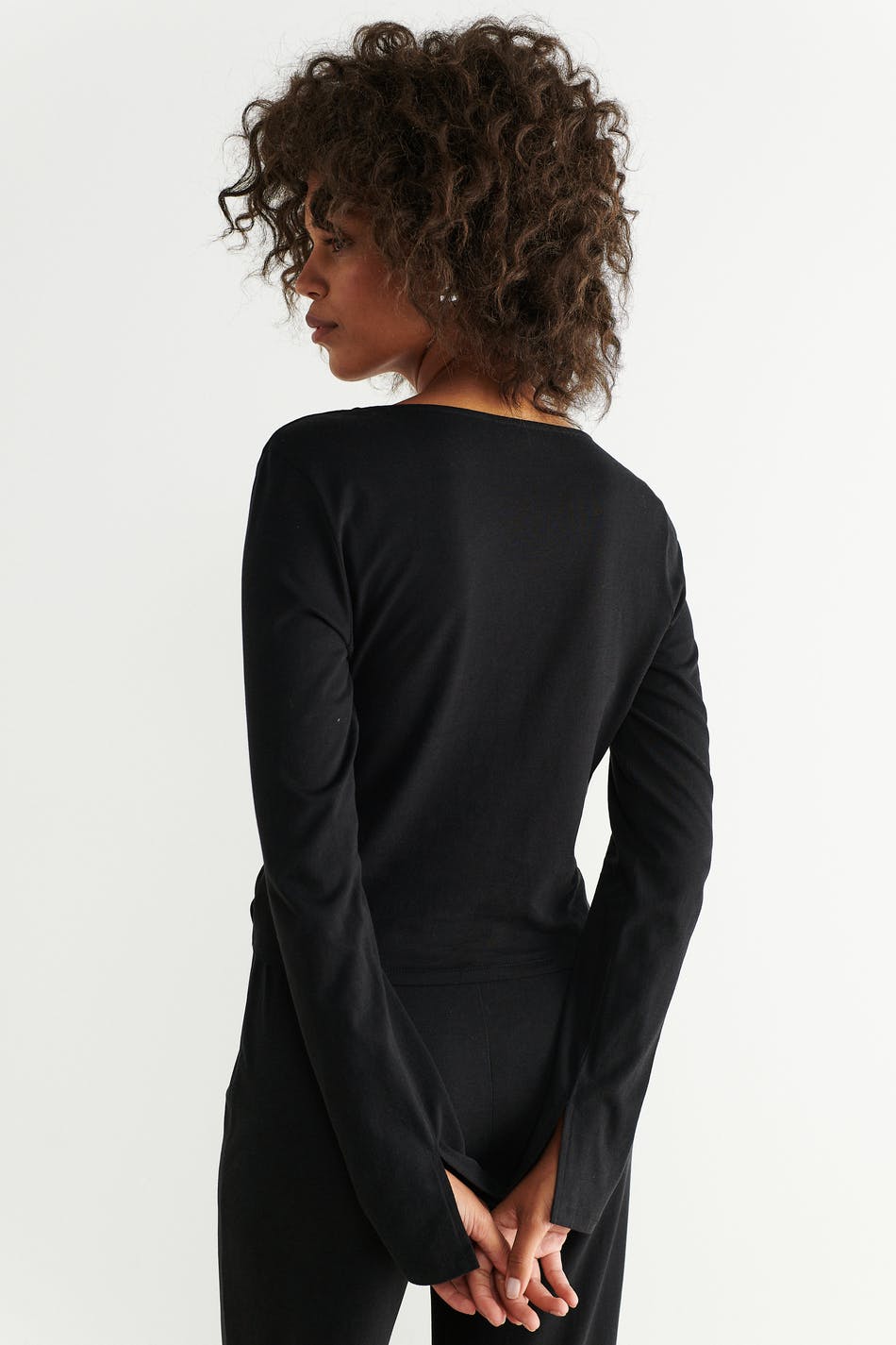 Nilla homewear wrap top