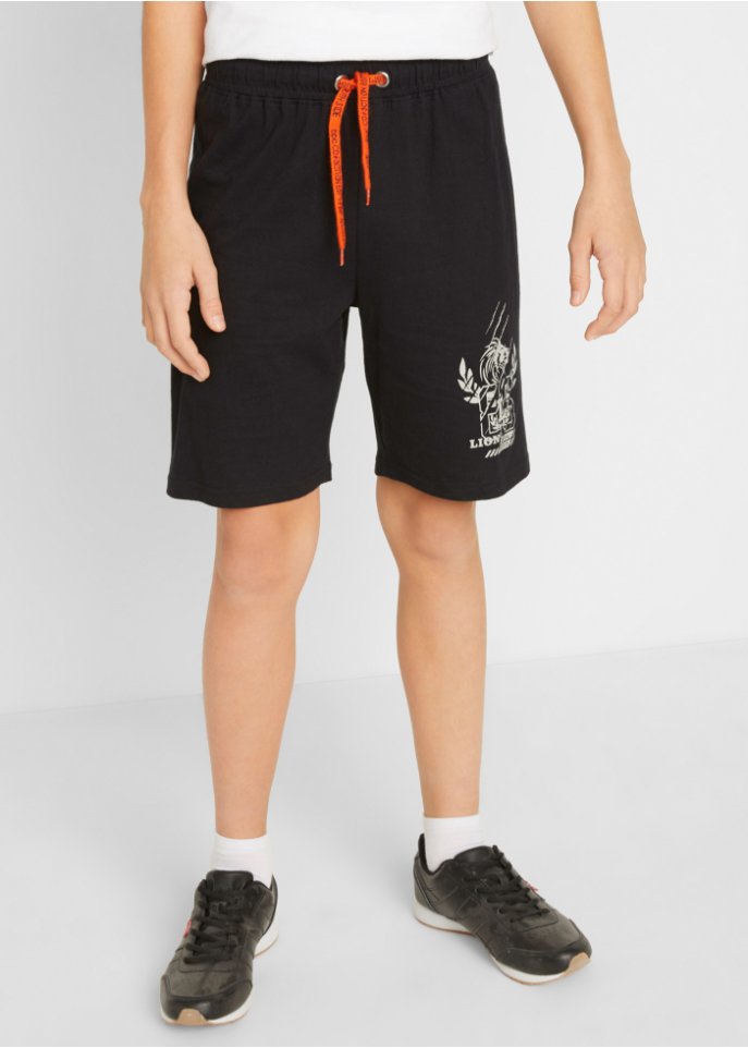 Jungen Kurze Shirthose aus Bio-Baumwolle (2er Pack)