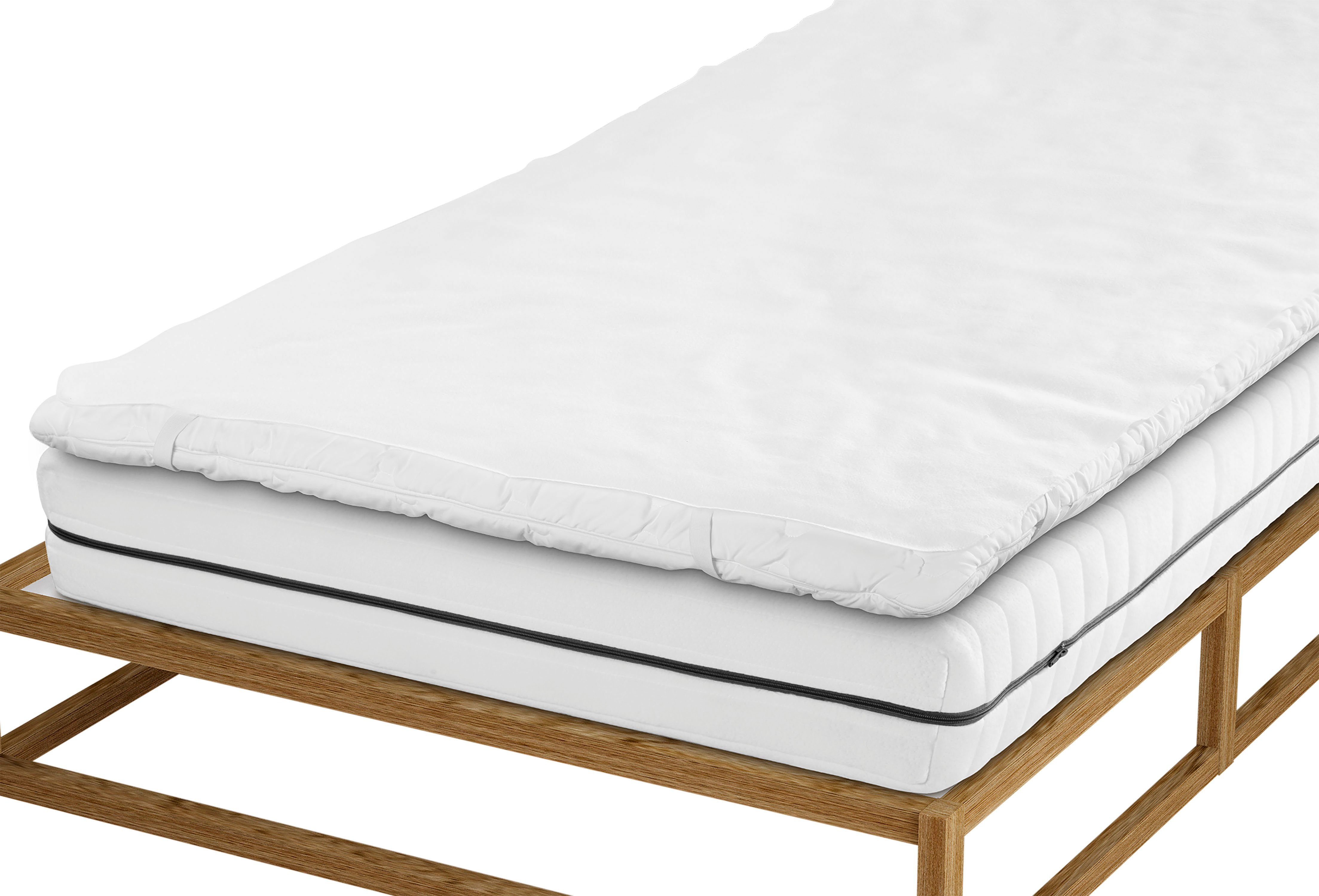 Matratzenauflage Wasserundurchlässige Molton-Matratzenauflage für Topper Biberna Sleep & Protect