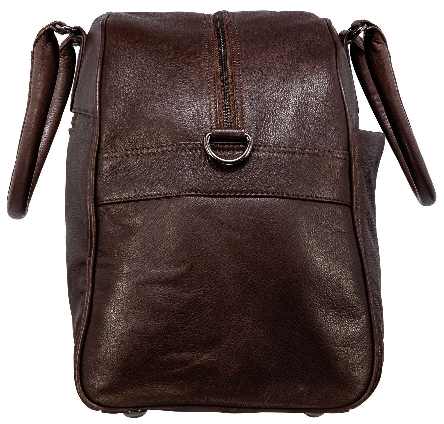 Red Baron Weekender RB-BG-004-08, Leder, Innenfächer, Außenfächer, verstellbarer Schultergurt