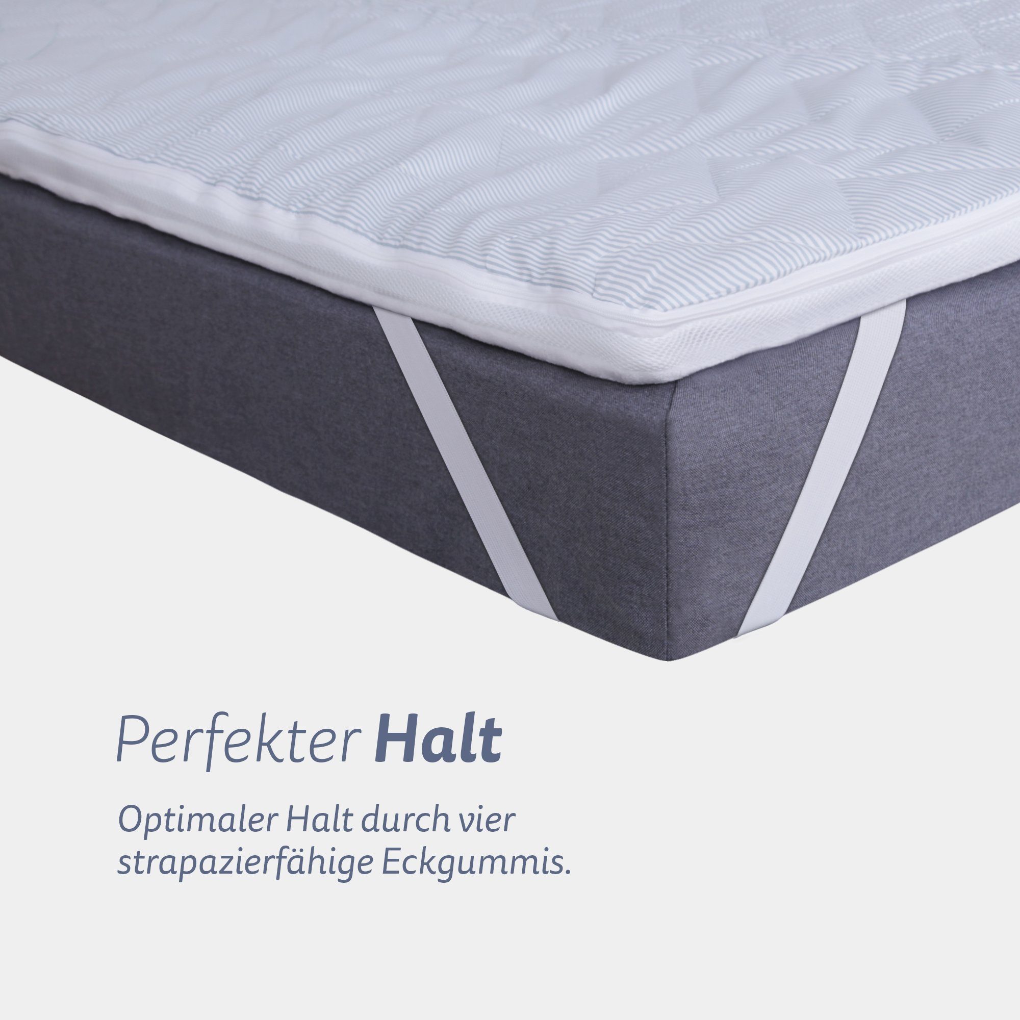 Matratzenschoner Top Cool mit Sommer und Winterseite Bestlivings, Matratzentopper mit Memory Foam Effekt - Matratzenschoner Visco