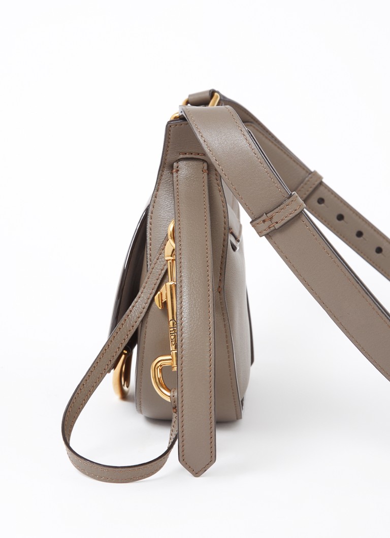 Sac bandoulière Chloé Small Ride en cuir de veau avec bandoulière ajustable