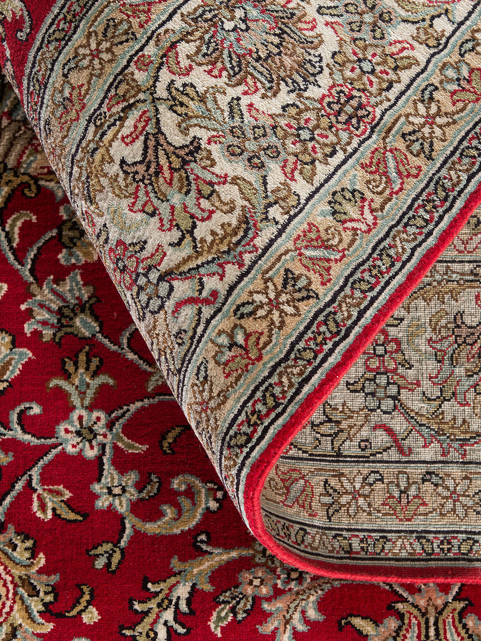Kaschmir Seide 18/18 ca. 172 x 244 cm, Unikat / Einzelstück