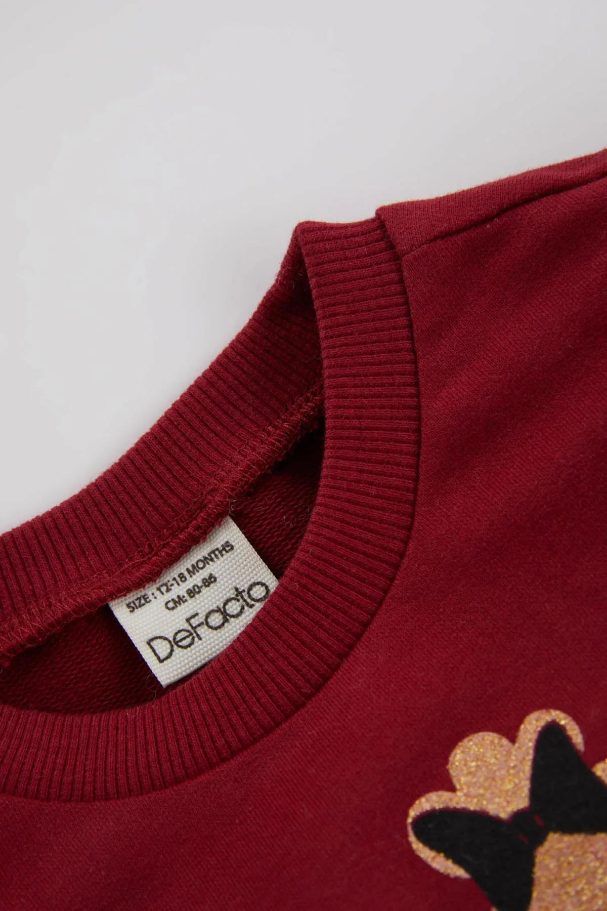 DeFacto  Rundhals-Sweatshirt mit Ballerina-Print für Mädchen