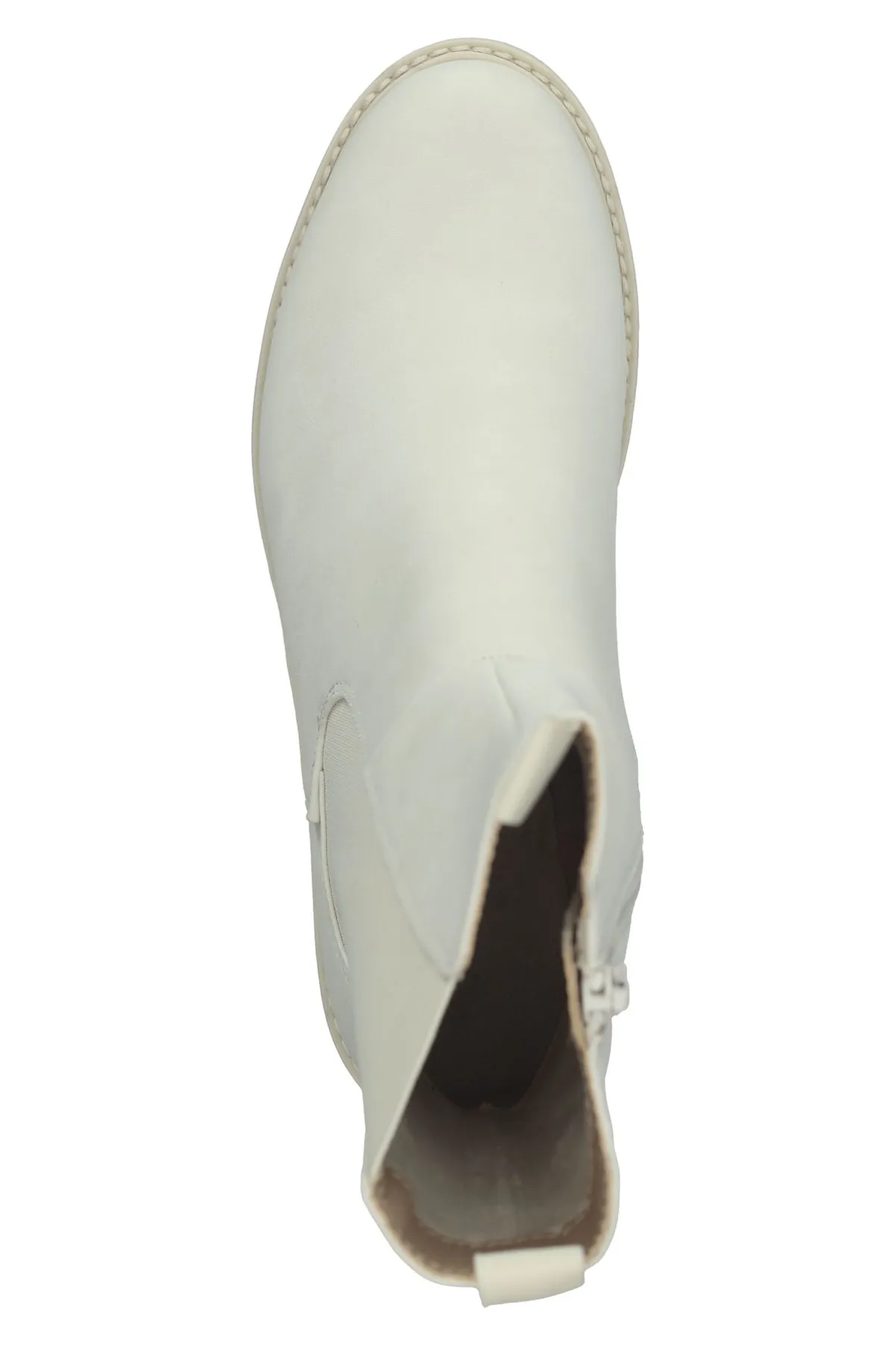 Jana  Stiefelette - Beige - Blockabsatz