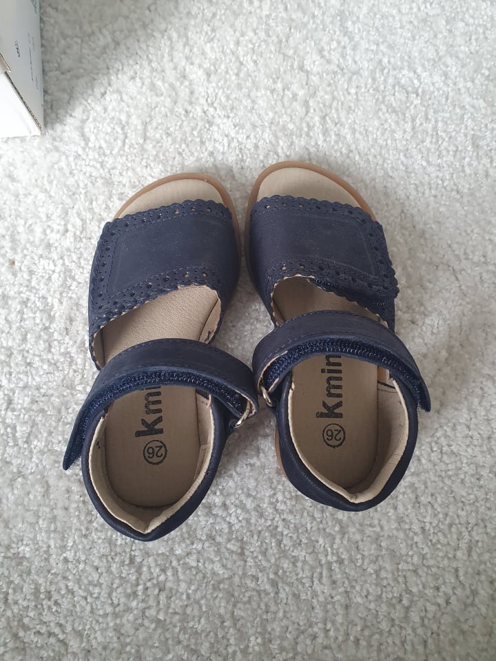 kmins Leder-Sandalen in Dunkelblau günstig kaufen 26