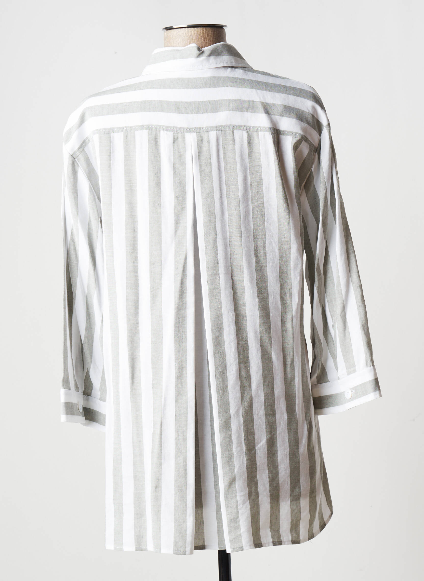 Just White Tuniquemanchelongue Femme couleur gris