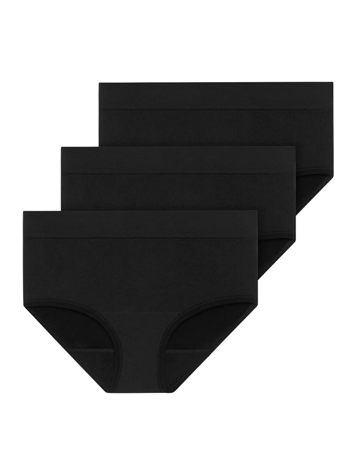 Jockey Slip Worry Free Seamfree 3 Stück in Schwarz günstig kaufen