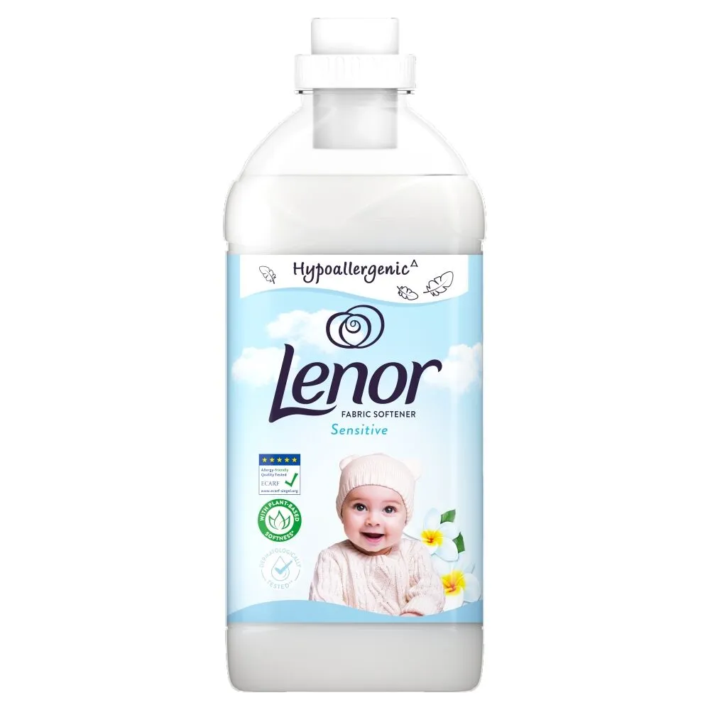 Lenor audinių minkštiklis jautriems plaukams