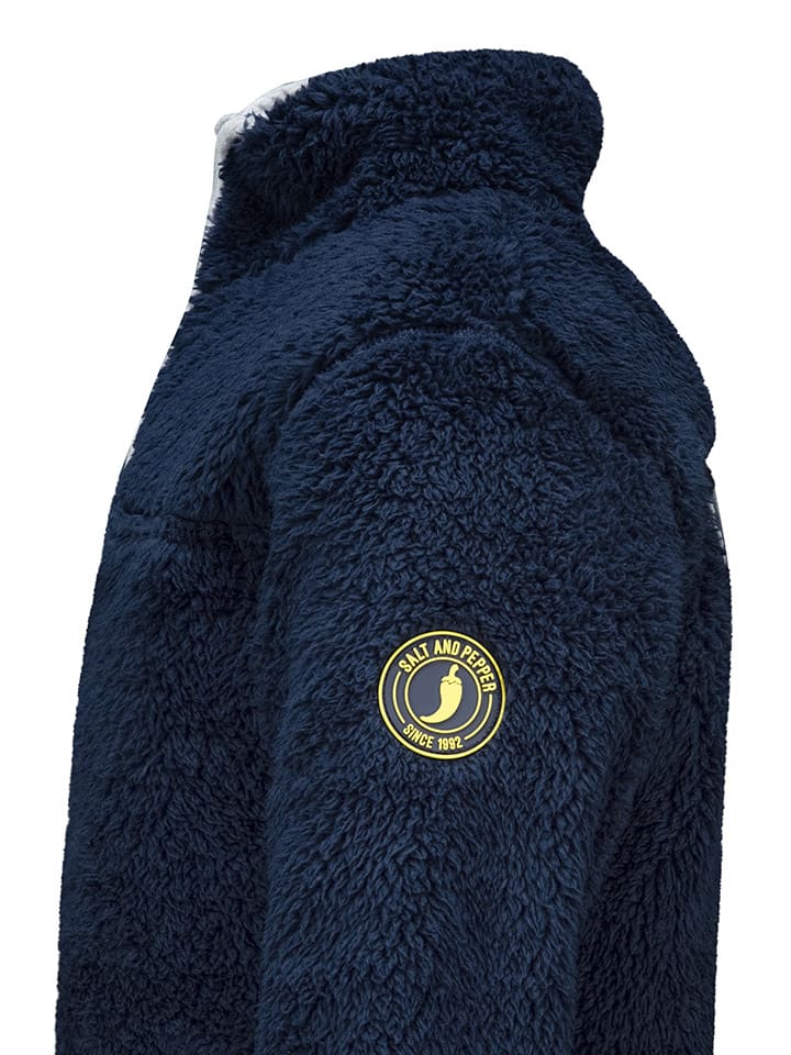 Salt and Pepper Fleecepullover in Dunkelblau günstig kaufen