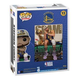 NBA Cover POP! Basketball Vinyl Figur Steph Curry (SLAM Magazin) 9 cm