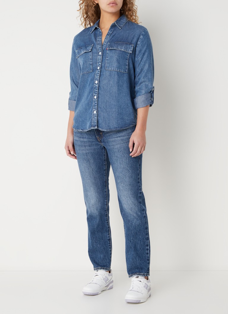 Τζιν μπλούζα Levi's με τσέπες στο στήθος