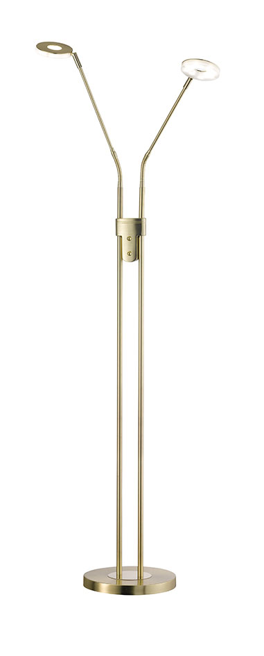 Fischer & HonselLED-Stehleuchte 2flg