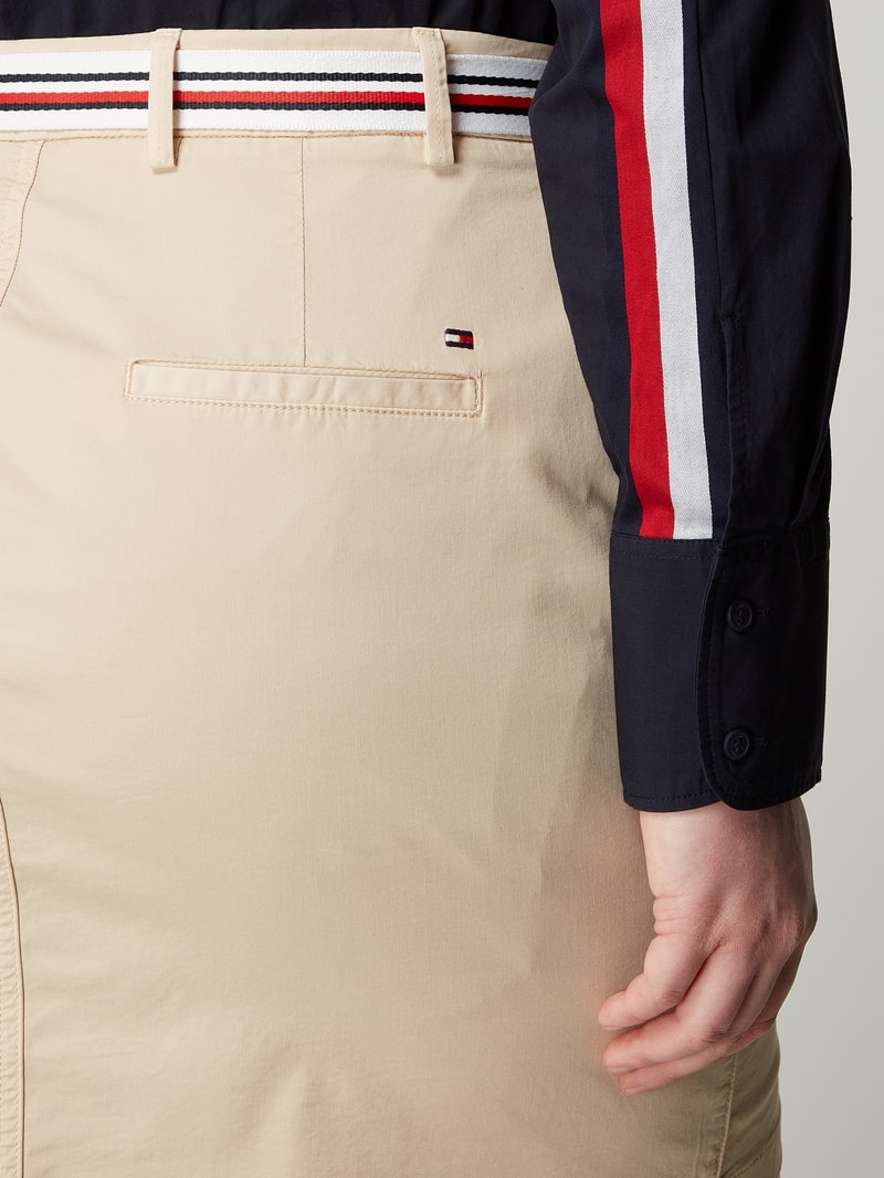 PLUS SIZE Rock mit Stretch-Anteil in beige