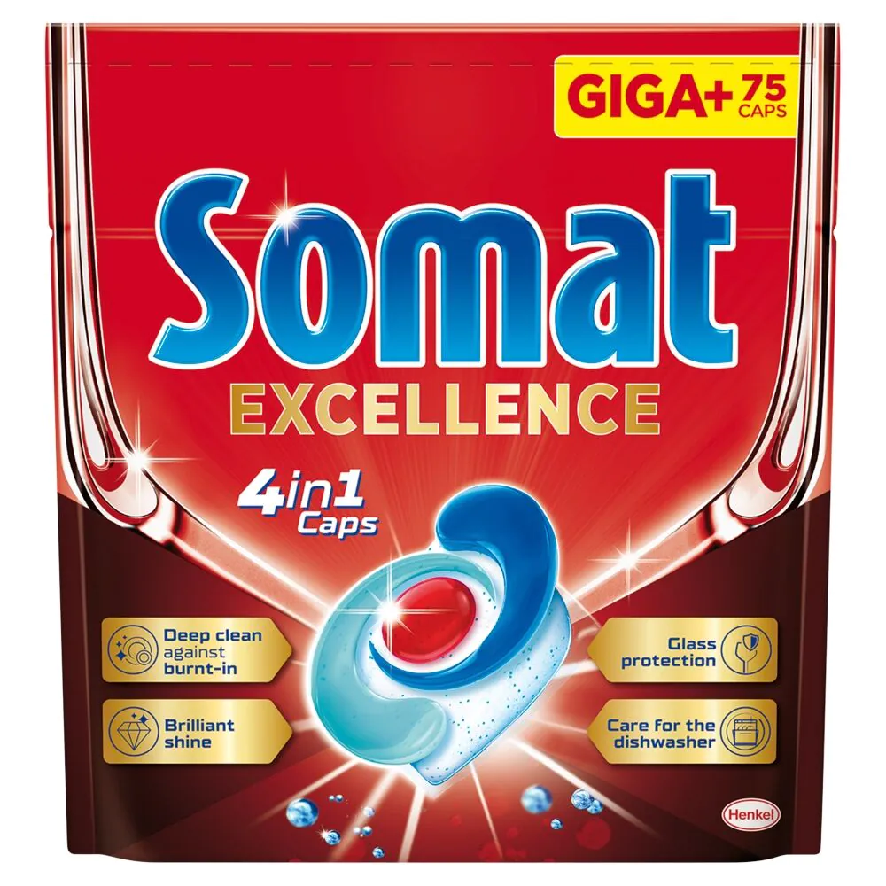 „Somat Excellence 4in1“ indaplovės kapsulės, 75 vnt.
