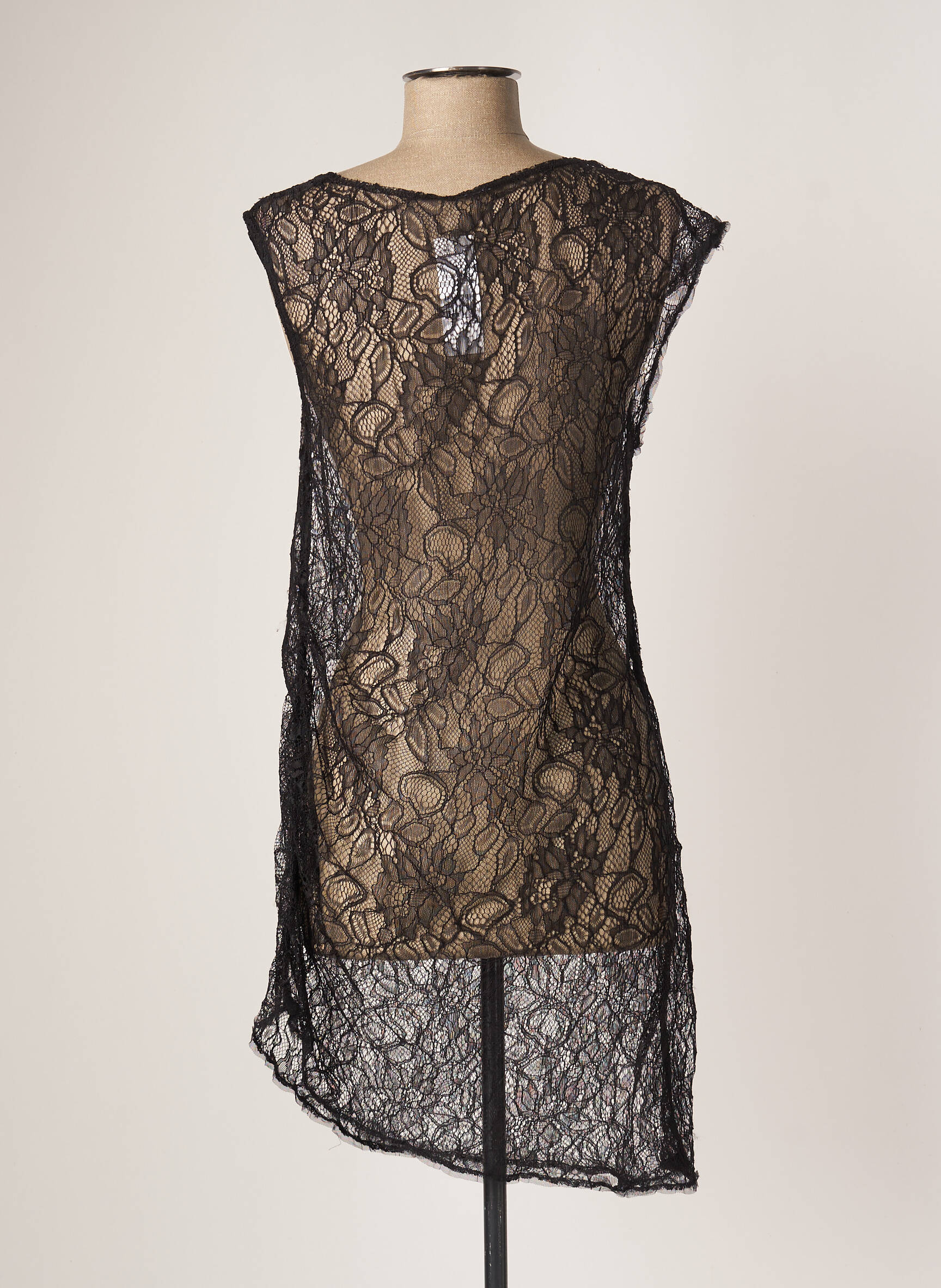 Sisley Tuniquemanchecourte Femme couleur noir