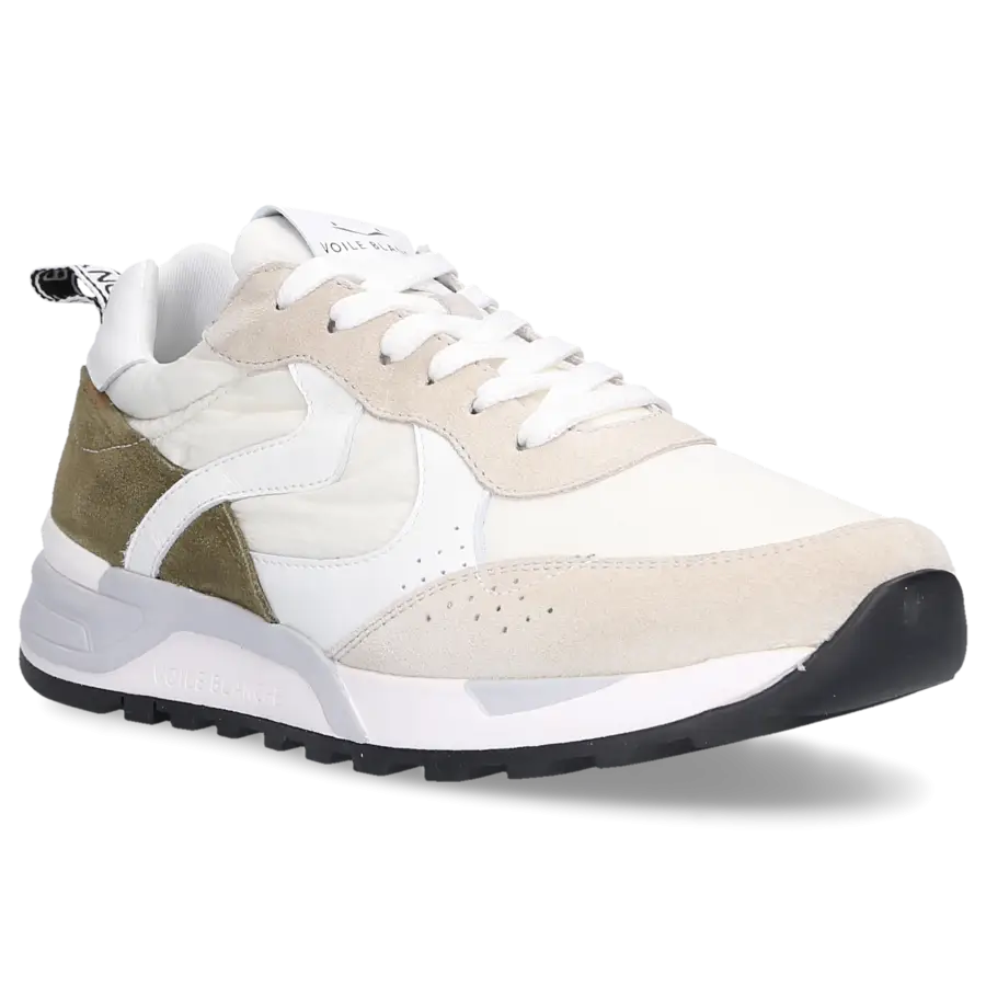 VOILE BLANCHE - Sneaker low MAGG Veloursleder - weiß