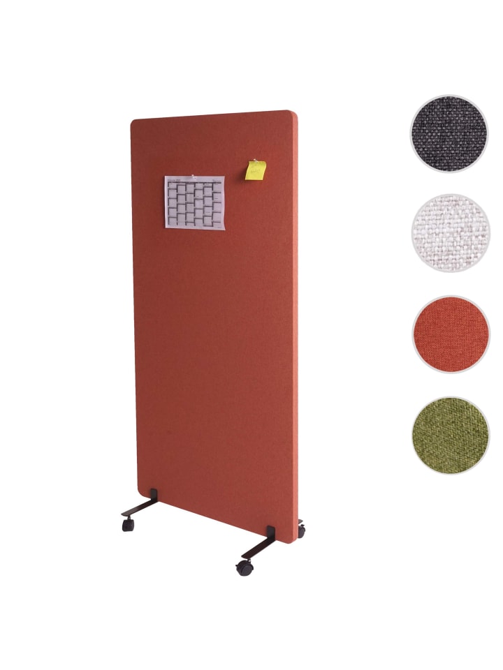 MCW Akustik-Trennwand G77, 167x80cm braun günstig kaufen onesize