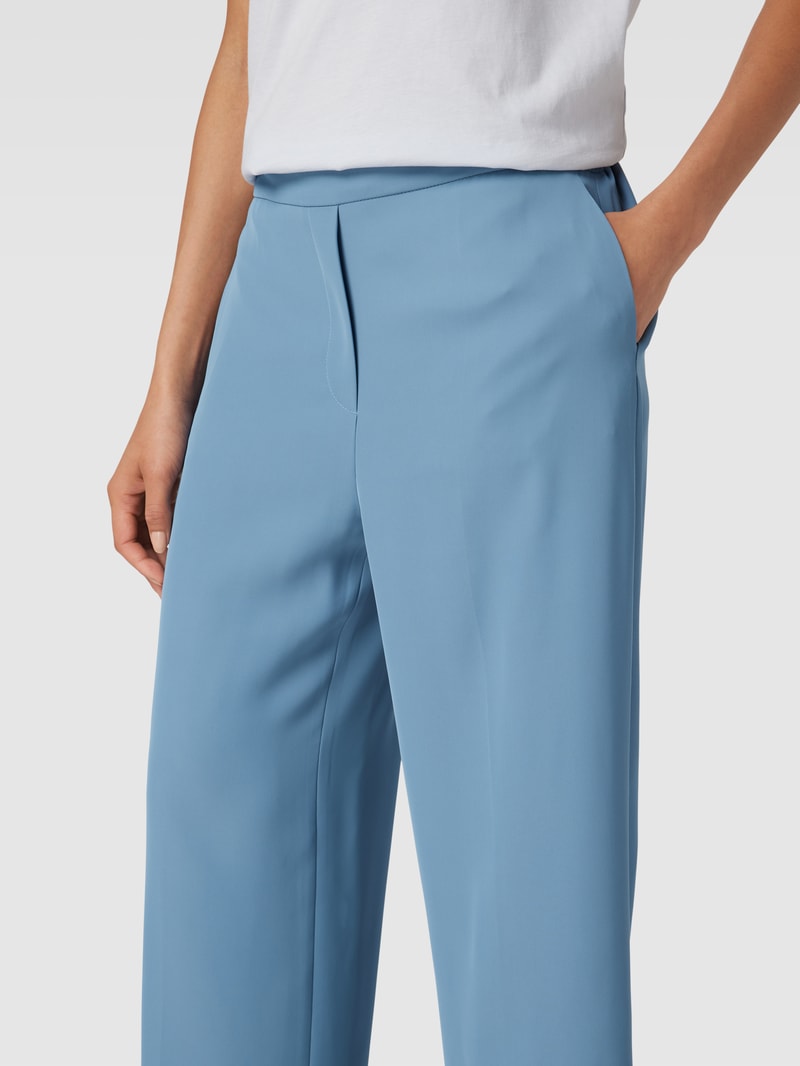 Marlenehose mit teilelastischem Bund in jeans