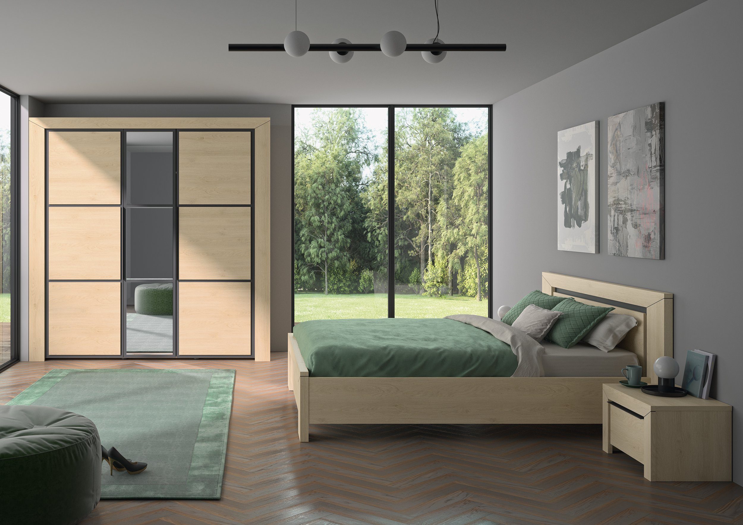 Gami Jugendzimmer-Set Brugge, (Set, 4-St), In 2 Farben erhältlich