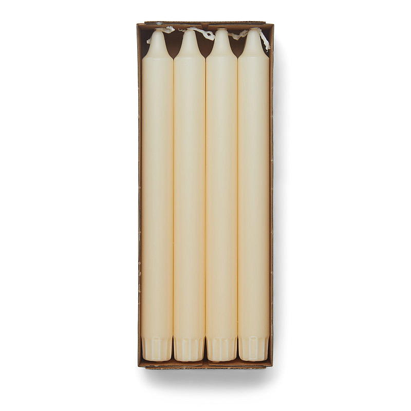 Vie Eco Kronelys 8-pk 24 cm eco elfenben
