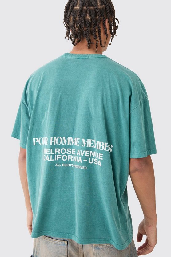 Kastiges Oversize T-Shirt mit Print