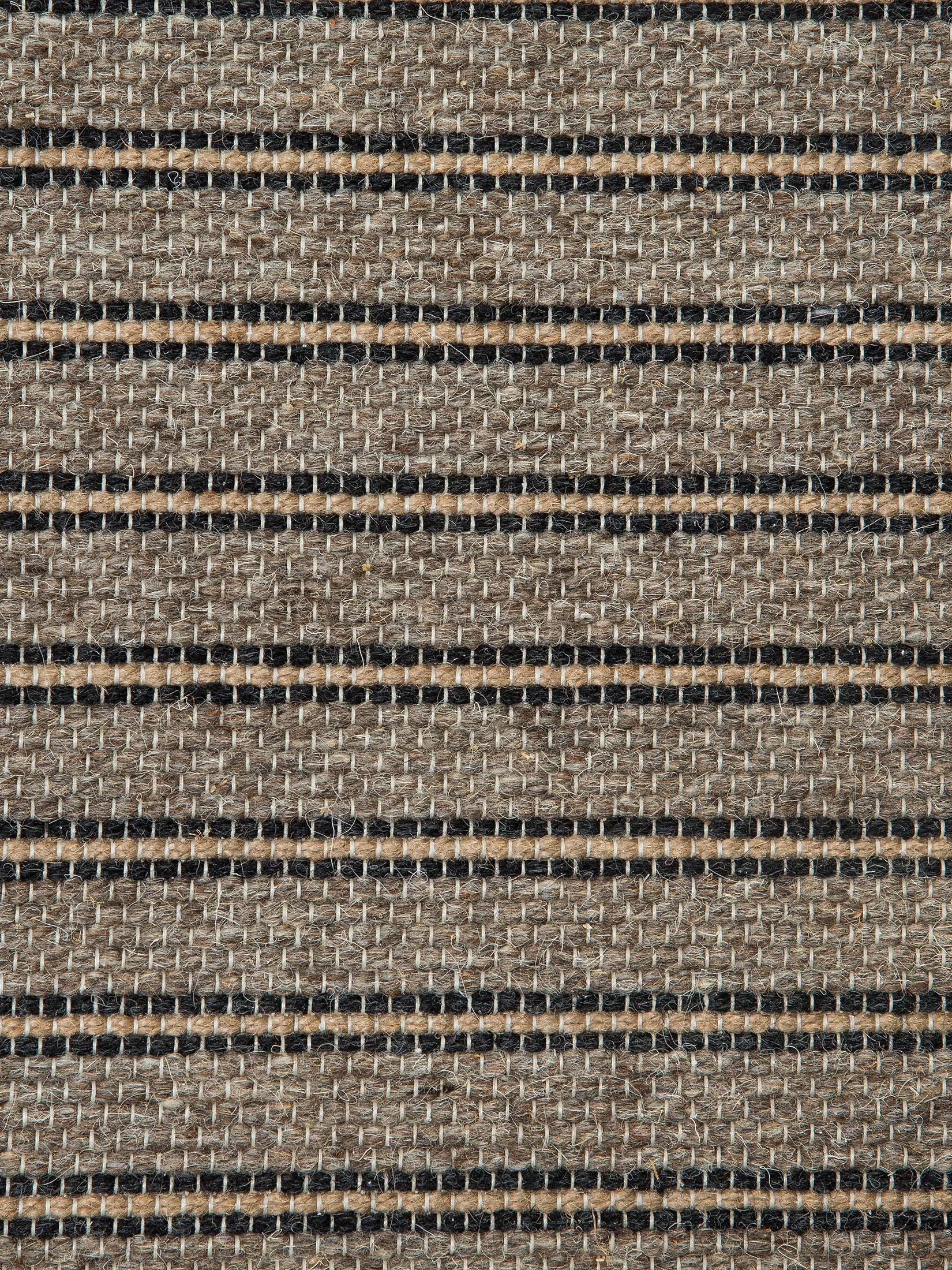 Svansbjerg Moderner Teppich, Braun/Schwarz
