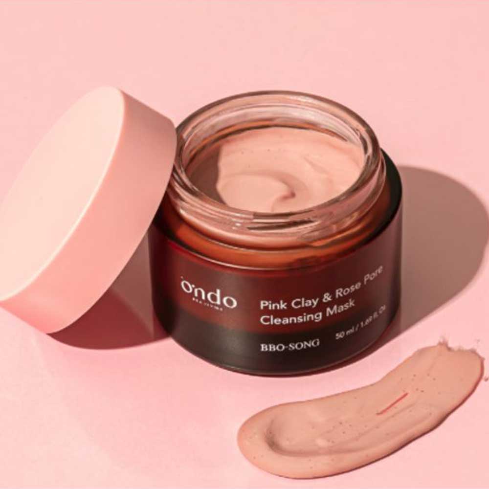 Ondo Pink Clay & Rose Pore Cleansing Mask 50 ml