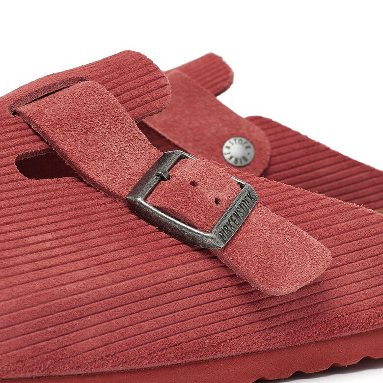 Birkenstock Boston VL Corduroy sienna red